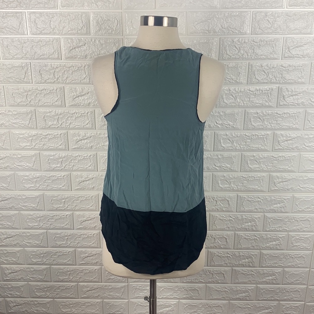 Maeve By Anthropologie Color Block Silk Tank - Picture 8 of 10